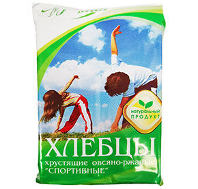 Хлебцы овсяно-ржаные Спортивные Вкус мая 100гр