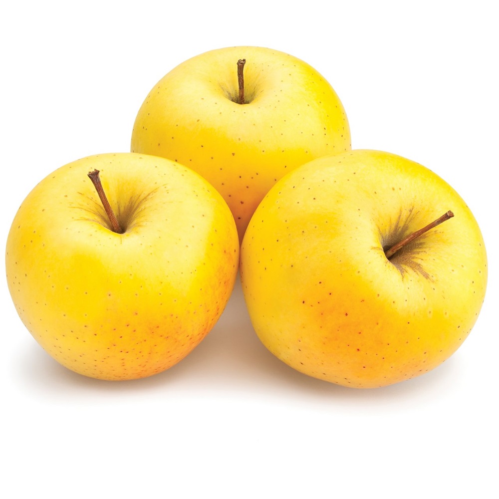 Яблоки свежие зимние 1 сорт Голден Делишес в гофролотке 6040 и альвеоле 1 кг Агрокомплекс 150₽