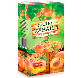 Нектар персиковый Сады Кубани 2л