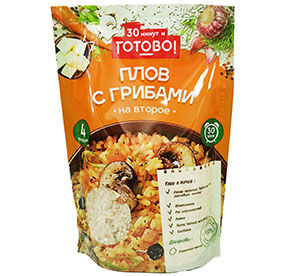 Плов 250 г Готово! с грибами дой-пак