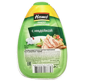 Паштет 105 г НАМЕ из индейки деликатесный ламистер