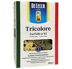 Макароны De Cecco Farfalle Tricolor №93 500гр