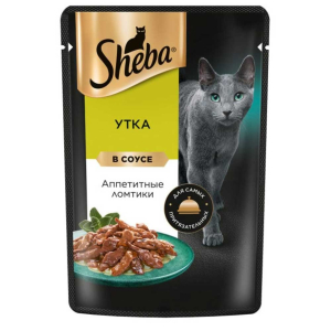Корм 75 гр Sheba Утка в соусе м/уп