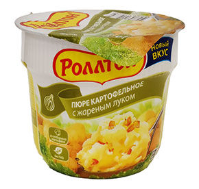 Пюре картофельное Роллтон с жареным луком 40 г 77₽