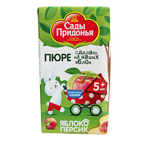 Сады Придонья яблоко-персик 125гр