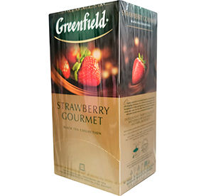 Чай Гринфилд Строуберри Гурмэ 25пак