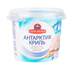 Паста Антарктик криль с пастой сливочно-чесночной 150 г Санта Бремор