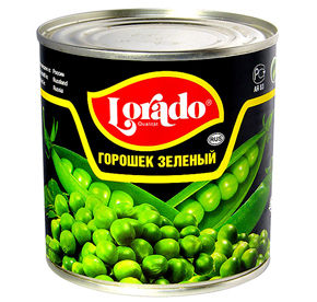Горошек Lorado зеленый 425мл