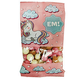 Коктейль с орехами и рисовыми шариками клубника- кокос 50 гр м/у ЕМ!