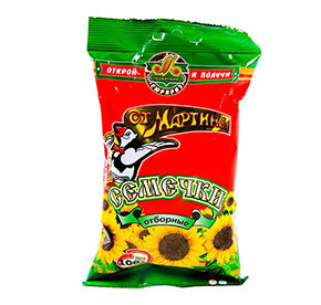 Семечки от Мартина отборные жареные 100гр
