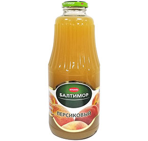 Нектар Персиковый ТМ Балтимор 1,0 л ст/бут / ТПК Южный продукт
