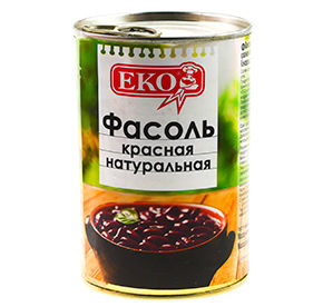Фасоль ЕКО красная в с/с ж/б 420гр