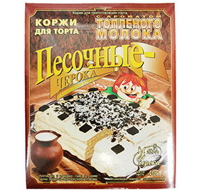Коржи Черока песочные топленое молоко 400гр