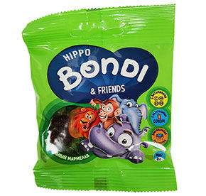Жевательный мармелад Hippo Bondi & Friends с витаминами 30гр