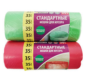 Мешки для мусора 35л PATERRA 8 мкм