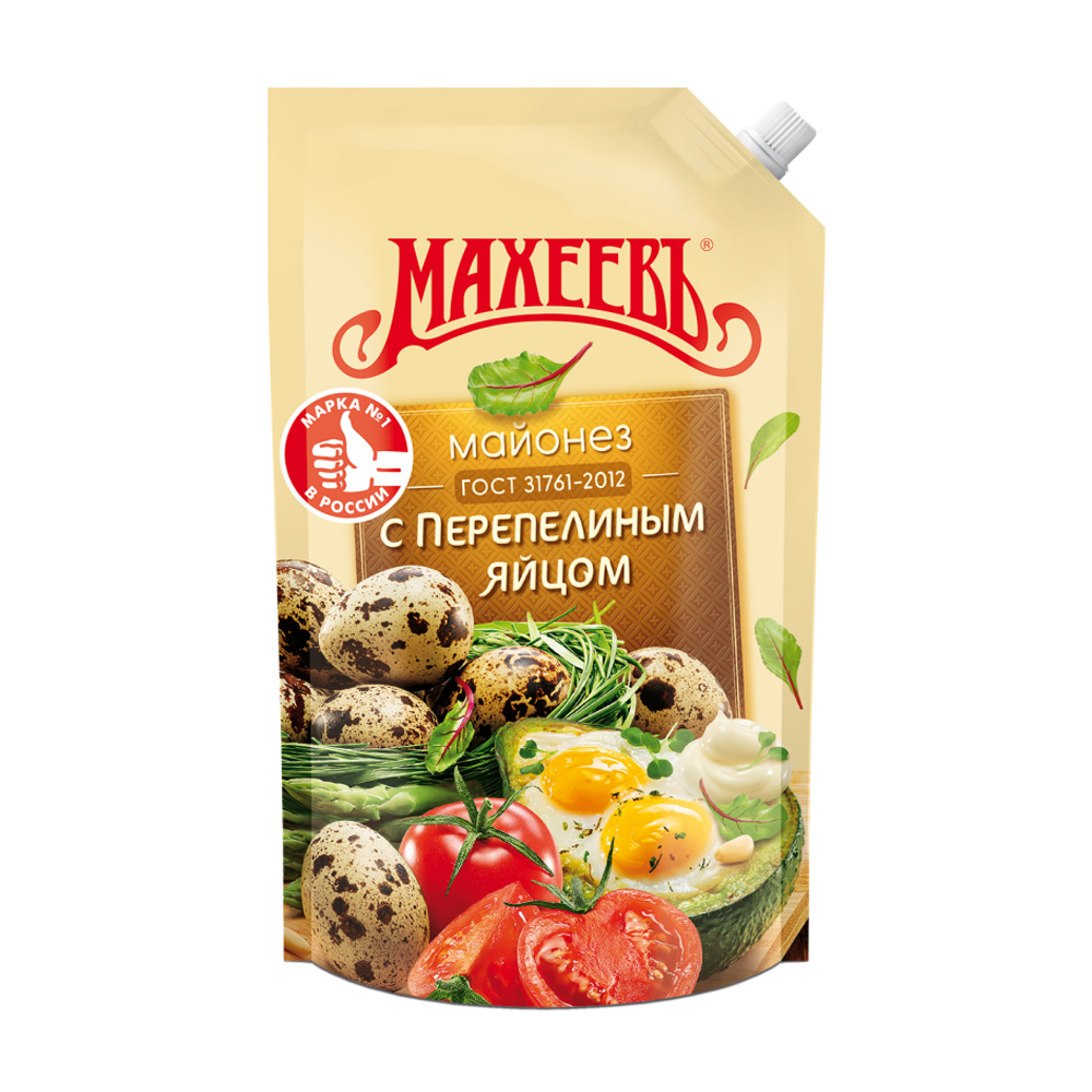 Майонез С перепельниным яйцом 67 Махеев 400мл 155₽