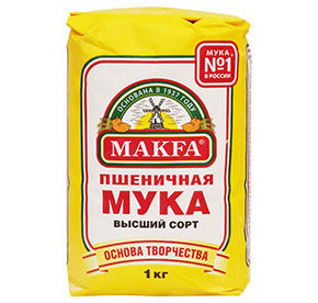 Мука Макфа пшеничная в/с 1кг