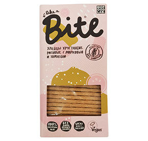 Хлебцы рисовые с морковью и томатом Bite 150гр