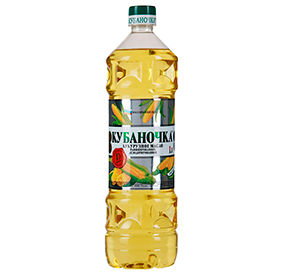 Масло кукурузное Кубаночка 1л