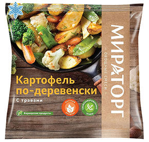 Картофель по-деревенски с травами с/м 400г Vитамин  м/уп