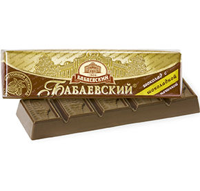 Шоколадный батончик с шоколадной начинкой Бабаевский 50гр