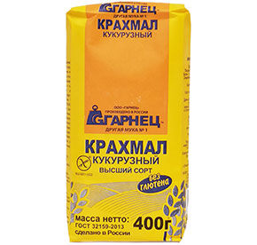 Крахмал кукурузный Гарнец 400гр