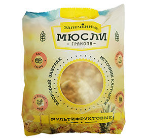 Мюсли запеченные мультифруктовые ЛиКа 350гр