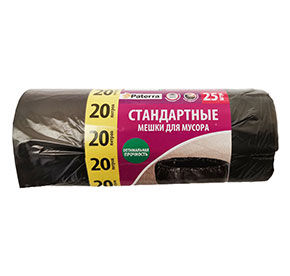 Мешки для мусора 20л PATERRA 7 мкм