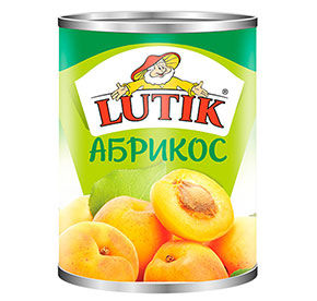 Абрикос половинки Лютик 850мл