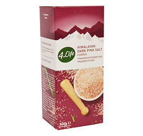 Соль 4Life гималайская розовая крупная 500гр