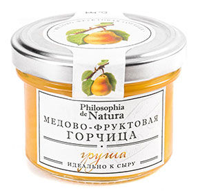 Горчица Philosophia de Natura Медово-фруктовая груша 100гр
