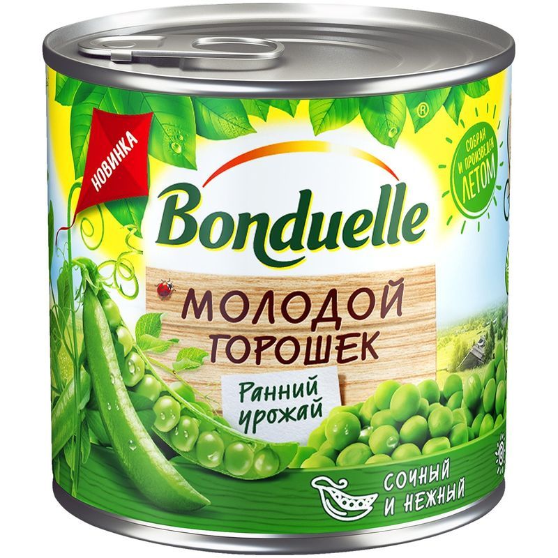 Горошек Bonduelle 200гр 100₽