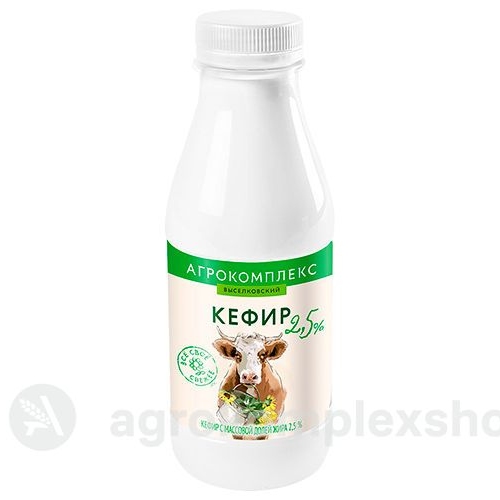 Кефир с м.д.ж. 2,5% Агрокомплекс ПЭТ  0,4л