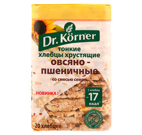 Хлебцы "Овсяно-пшеничные со смесью семян" 0,1