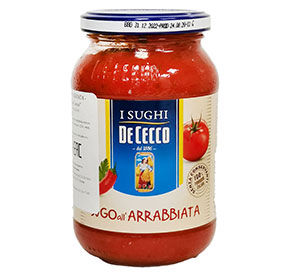Соус De Cecco Томатный с острым перцем Arrabbiata 400гр