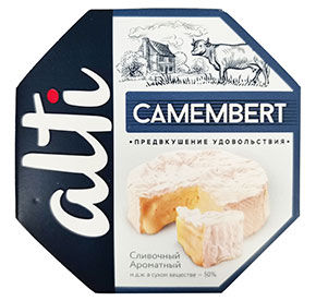 Сыр "Камамбер" ТМ"Alti" м.д.ж.50%,125гр, (ромб) [м]