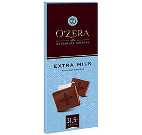 Шоколад O`Zera Extra milk 90гр
