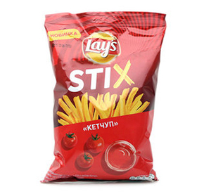 Чипсы стикс Lay's Кетчуп 65гр