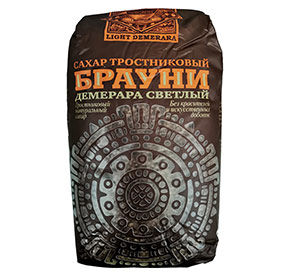 Сахар тростниковый Брауни Демерара светлый 900гр
