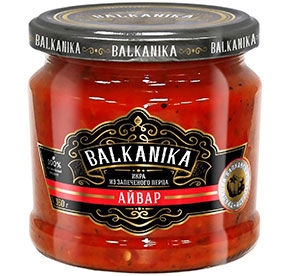 Айвар Икра из печеного перца Балканика 360гр