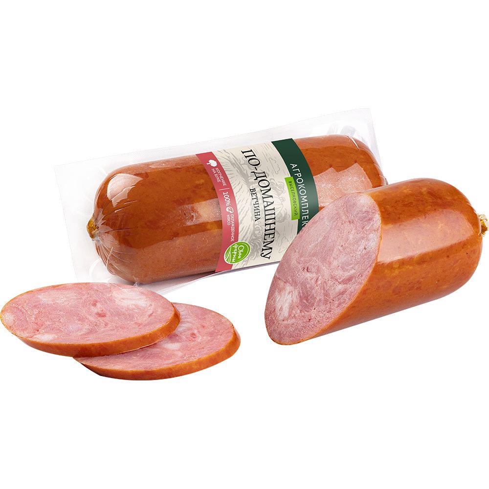 Ветчина По-домашнему продмясной из свинины варенкатВ целым издел 05 кг 410₽