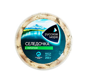 Сельдь ф/кус с укропом Русское море 200гр