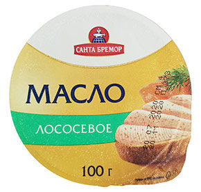 Масло лососевое Санта Бремор 100гр