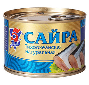 Сайра в томатном соусе 5 морей 240гр