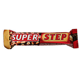 Батончик Super Step нуга, арахис и карамель 65г м/уп