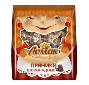 Пряники шоколадные Лимак 300гр