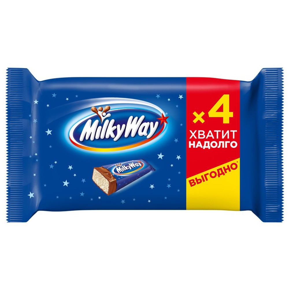 Батончик 104 г Mars Milky Way мультиупаковка муп 119₽