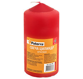 Свеча красная Paterra