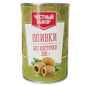 Оливки без косточки Честный выбор 280гр
