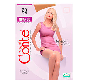 Колготки Conte NUANCE 20 ден размер 4 натуральный